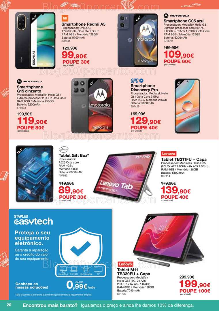 Antevisão Folheto STAPLES Promoções de 5 janeiro a 15 fevereiro