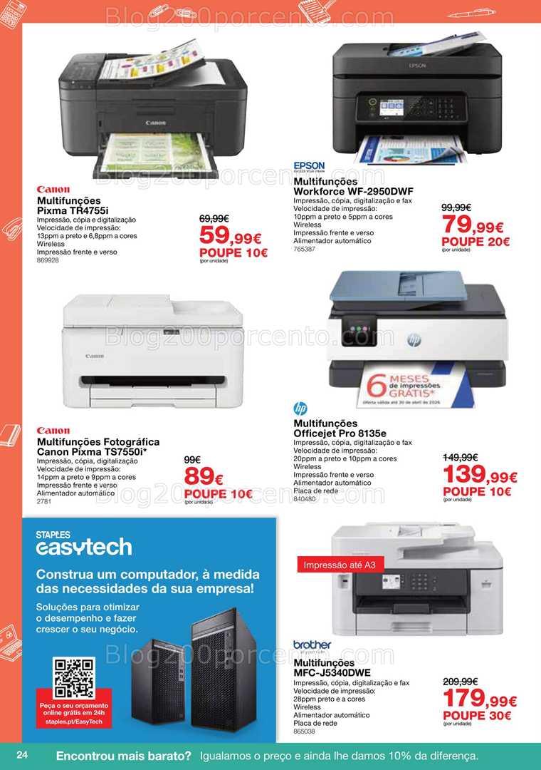 Antevisão Folheto STAPLES Promoções de 5 janeiro a 15 fevereiro