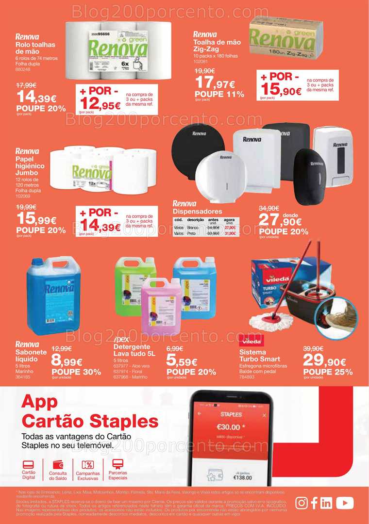 Antevisão Folheto STAPLES Promoções de 5 janeiro a 15 fevereiro