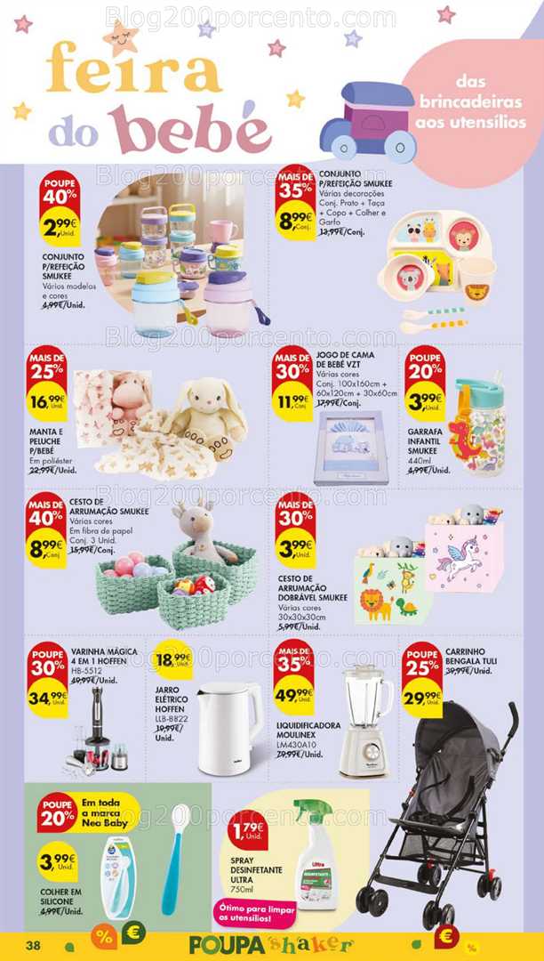 Antevisão Folheto PINGO DOCE Bazar Bebé Promoções até 12 janeiro