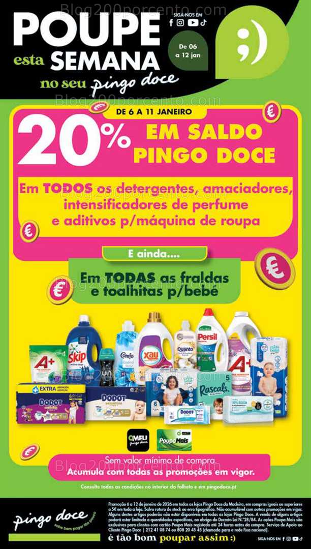 Antevisão Folheto PINGO DOCE Madeira Promoções de 6 a 12 janeiro