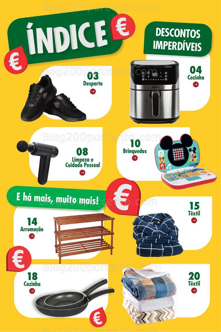 Antevisão Folheto PINGO DOCE Bazar Stock Out Promoções de 6 a 12 janeiro