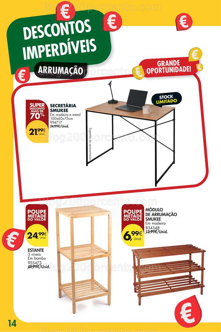 Antevisão Folheto PINGO DOCE Bazar Stock Out Promoções de 6 a 12 janeiro