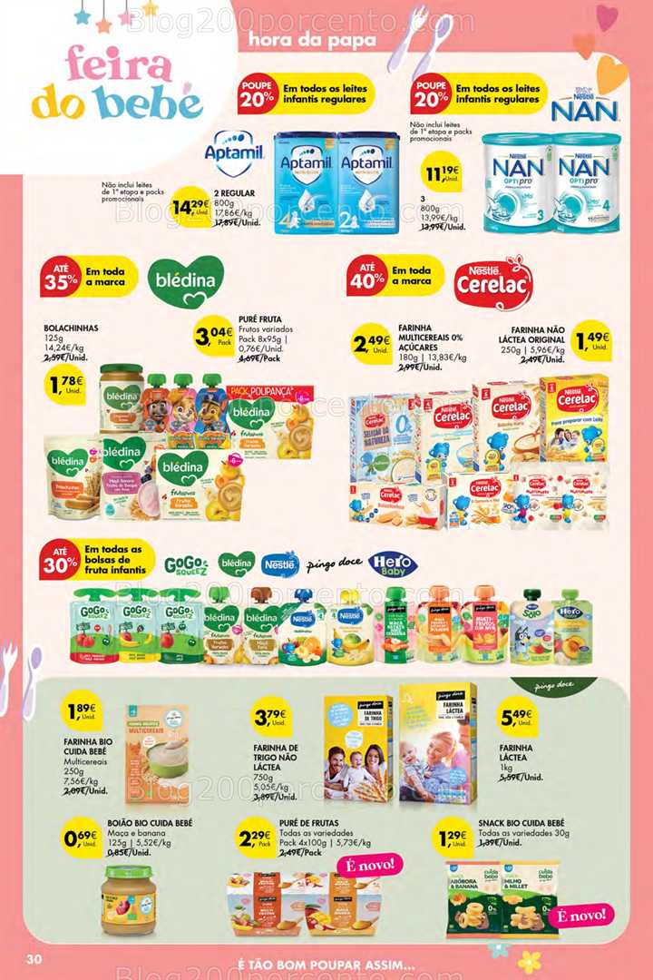 Antevisão Folheto PINGO DOCE Especial Bebé Açores Promoções de 7 a 14 janeiro