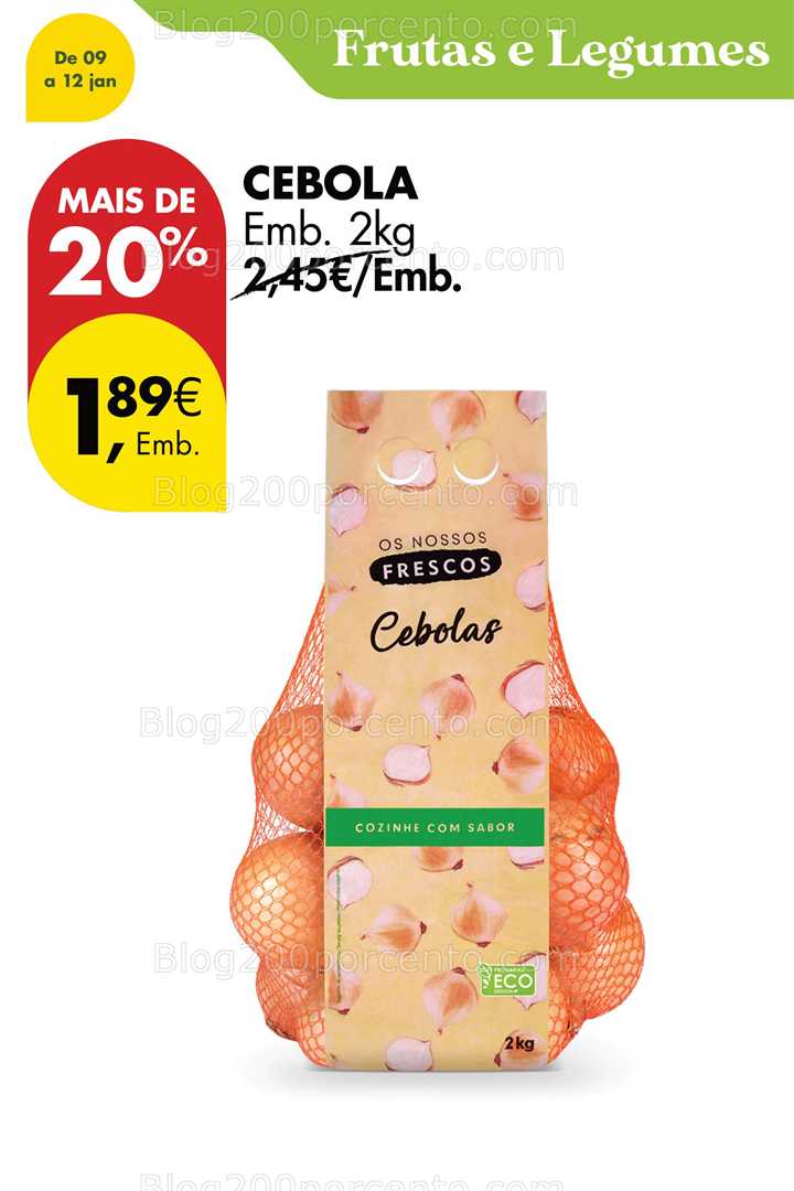 Antevisão Folheto PINGO DOCE Promoções Fim de Semana - 9 a 12 janeiro