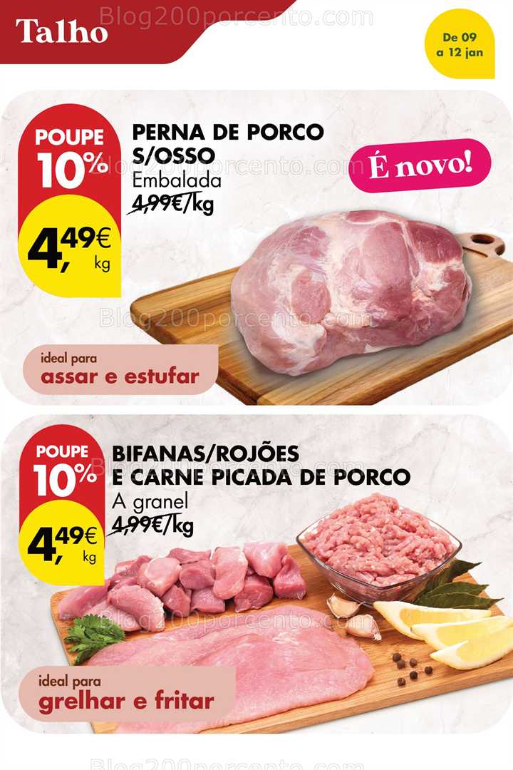Antevisão Folheto PINGO DOCE Promoções Fim de Semana - 9 a 12 janeiro