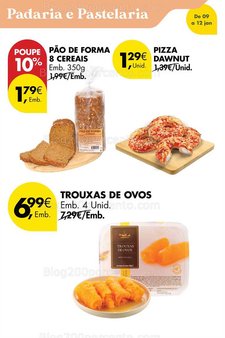 Antevisão Folheto PINGO DOCE Promoções Fim de Semana - 9 a 12 janeiro