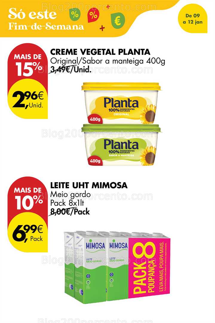 Antevisão Folheto PINGO DOCE Promoções Fim de Semana - 9 a 12 janeiro