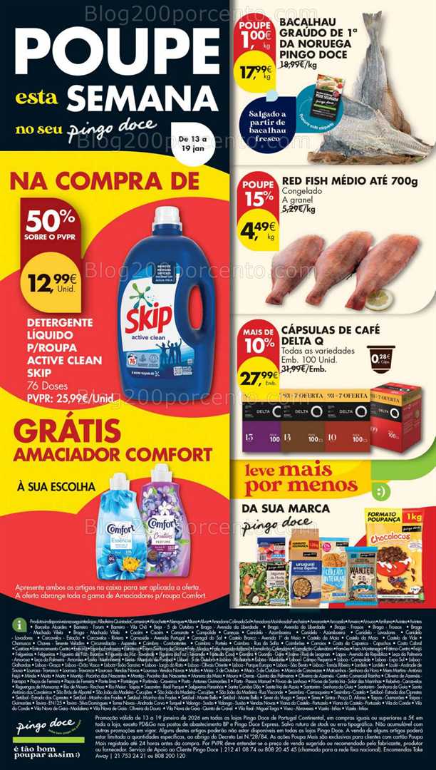 Antevisão Folheto PINGO DOCE Promoções de 13 a 19 janeiro - Edição Digital