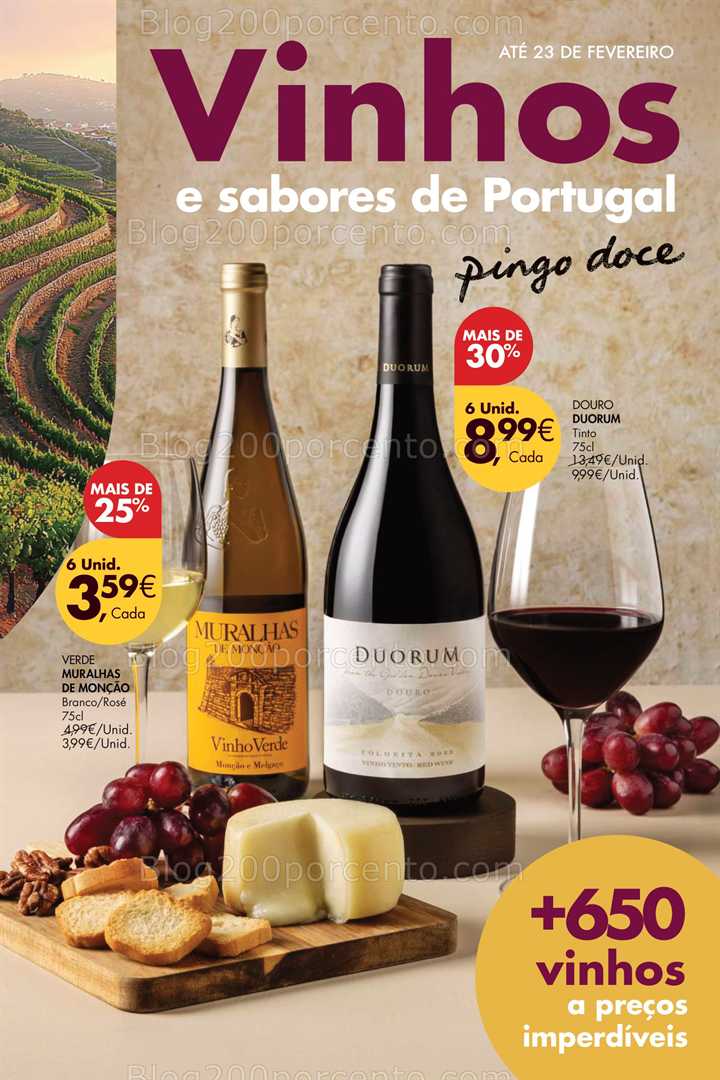 Antevisão Folheto PINGO DOCE Sabores de Portugal Promoções de 13 janeiro a 23 fevereiro