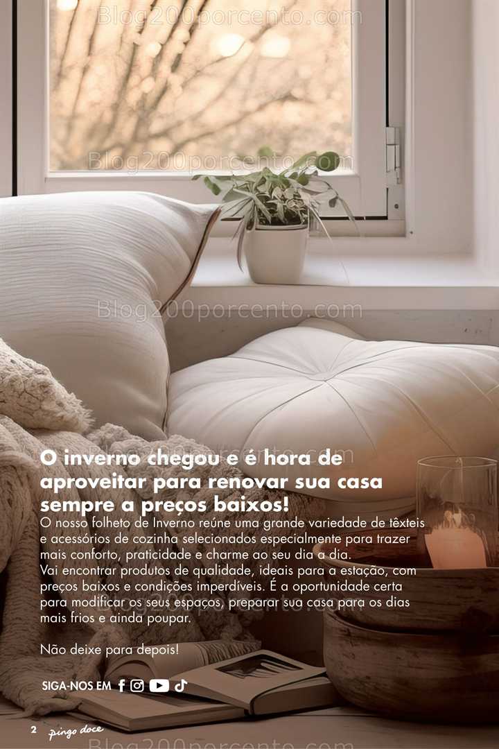 Antevisão Folheto PINGO DOCE Bazar Inverno Promoções de 13 janeiro a 2 fevereiro