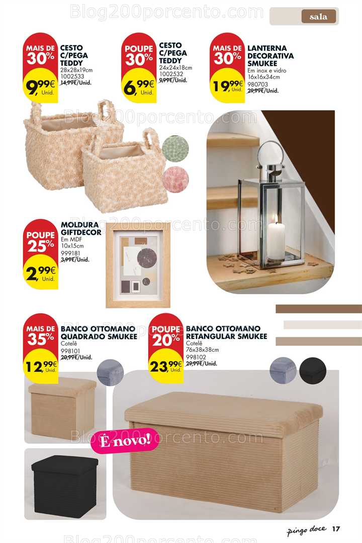 Antevisão Folheto PINGO DOCE Bazar Inverno Promoções de 13 janeiro a 2 fevereiro