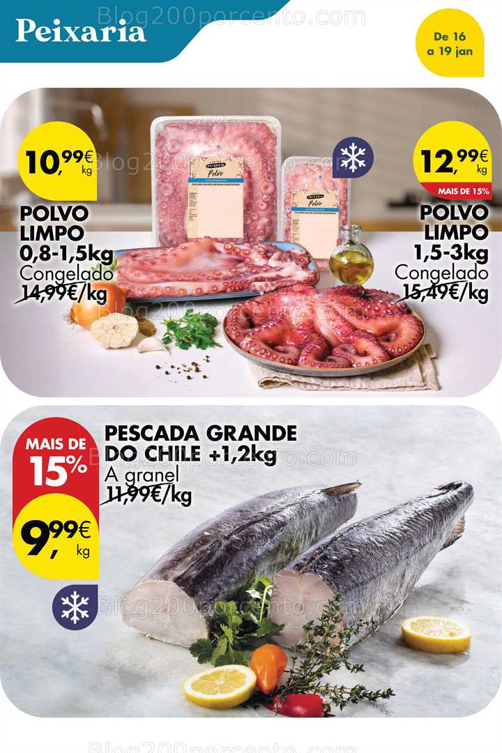 Antevisão Folheto PINGO DOCE Promoções Fim de Semana - 16 a 18 janeiro