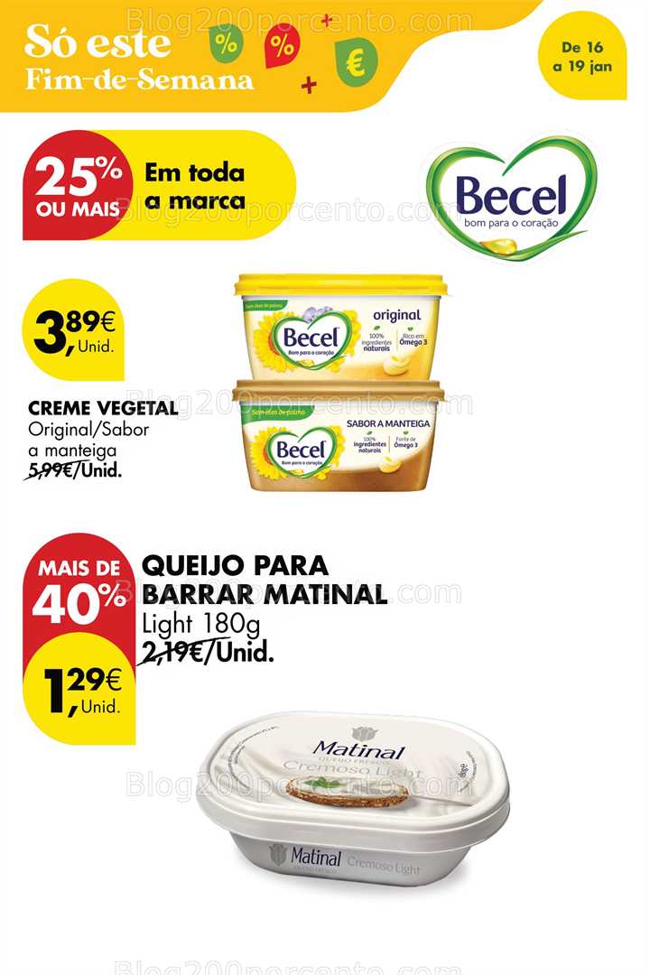 Antevisão Folheto PINGO DOCE Promoções Fim de Semana - 16 a 18 janeiro