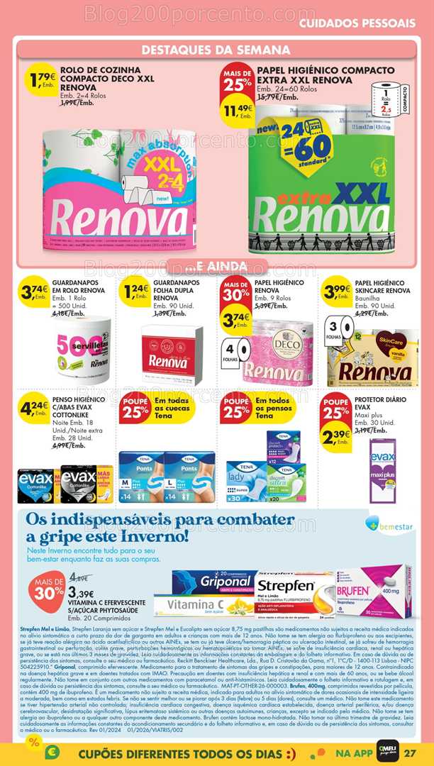 Antevisão Folheto PINGO DOCE Madeira Promoções de 20 a 26 janeiro