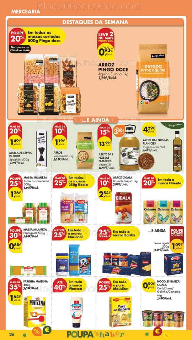 Antevisão Folheto PINGO DOCE Lojas Grandes Promoções de 20 a 26 janeiro - Edição Digital