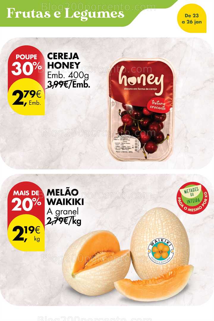 Antevisão Folheto PINGO DOCE Promoções de 23 a 26 janeiro