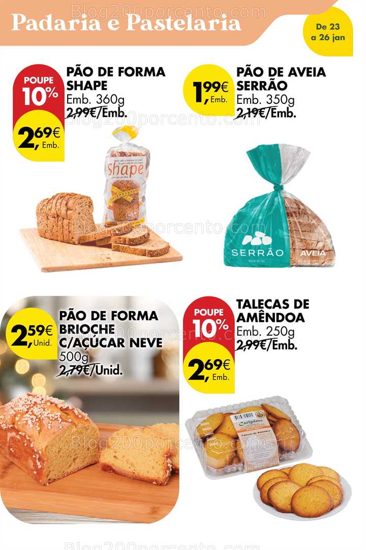Antevisão Folheto PINGO DOCE Promoções de 23 a 26 janeiro