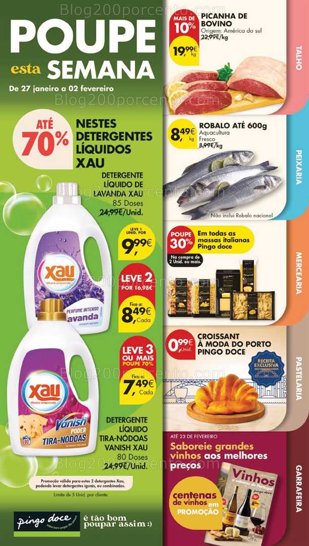 Antevisão Folheto PINGO DOCE Lojas Grandes Promoções de 27 janeiro a 2 fevereiro