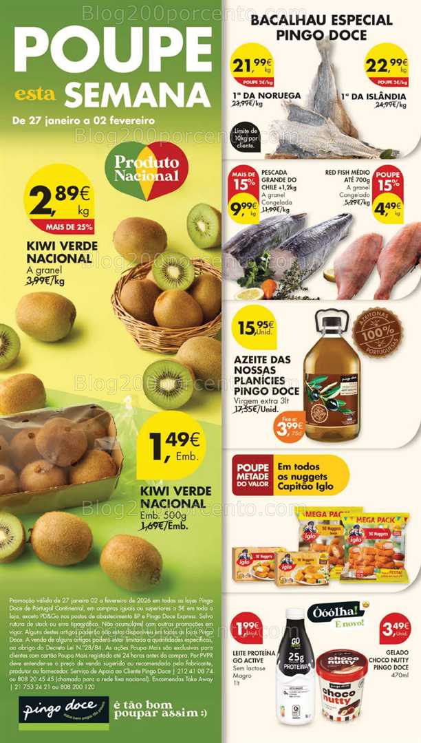 Antevisão Folheto PINGO DOCE Lojas Grandes Promoções de 27 janeiro a 2 fevereiro