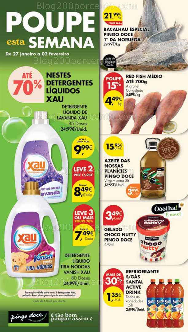 Antevisão Folheto PINGO DOCE Madeira Promoções de 27 janeiro a 2 fevereiro