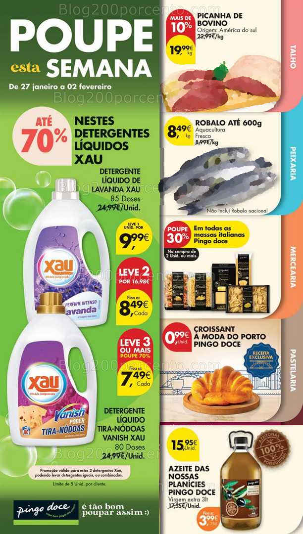 Antevisão Folheto PINGO DOCE Promoções de 27 janeiro a 2 fevereiro - Edição Digital