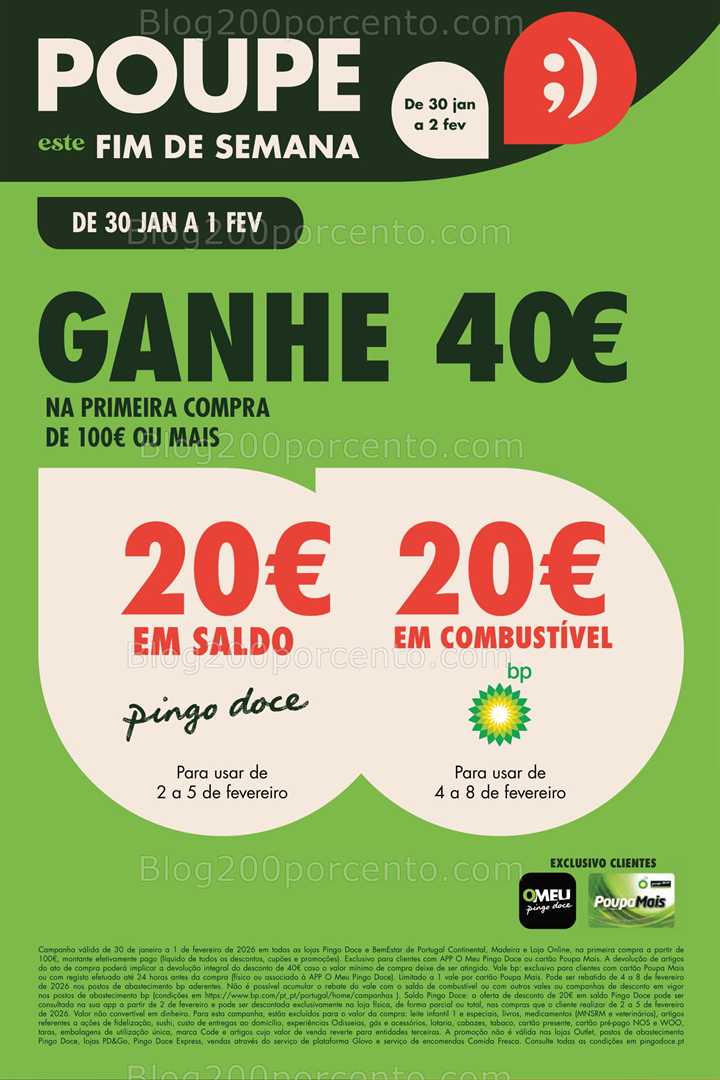 Antevisão Folheto PINGO DOCE Promoções Fim de Semana - 30 janeiro a 2 fevereiro