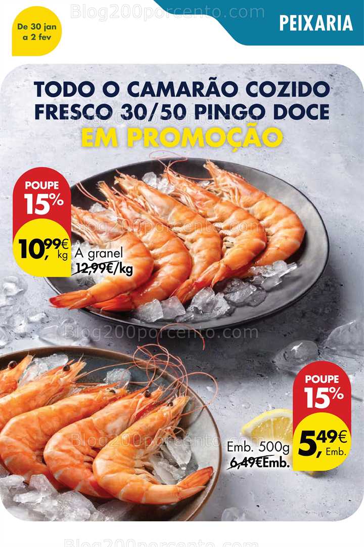 Antevisão Folheto PINGO DOCE Promoções Fim de Semana - 30 janeiro a 2 fevereiro