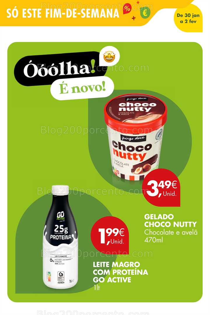 Antevisão Folheto PINGO DOCE Promoções Fim de Semana - 30 janeiro a 2 fevereiro