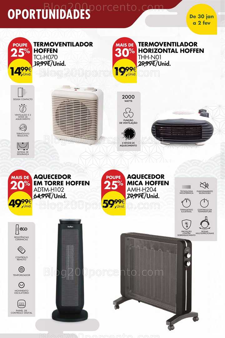 Antevisão Folheto PINGO DOCE Bazar Promoções Fim de Semana - 30 janeiro a 2 fevereiro