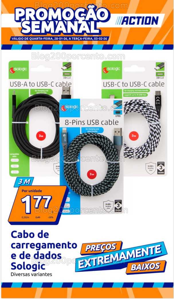 Antevisão Folheto ACTION Promoções de 28 janeiro a 3 fevereiro
