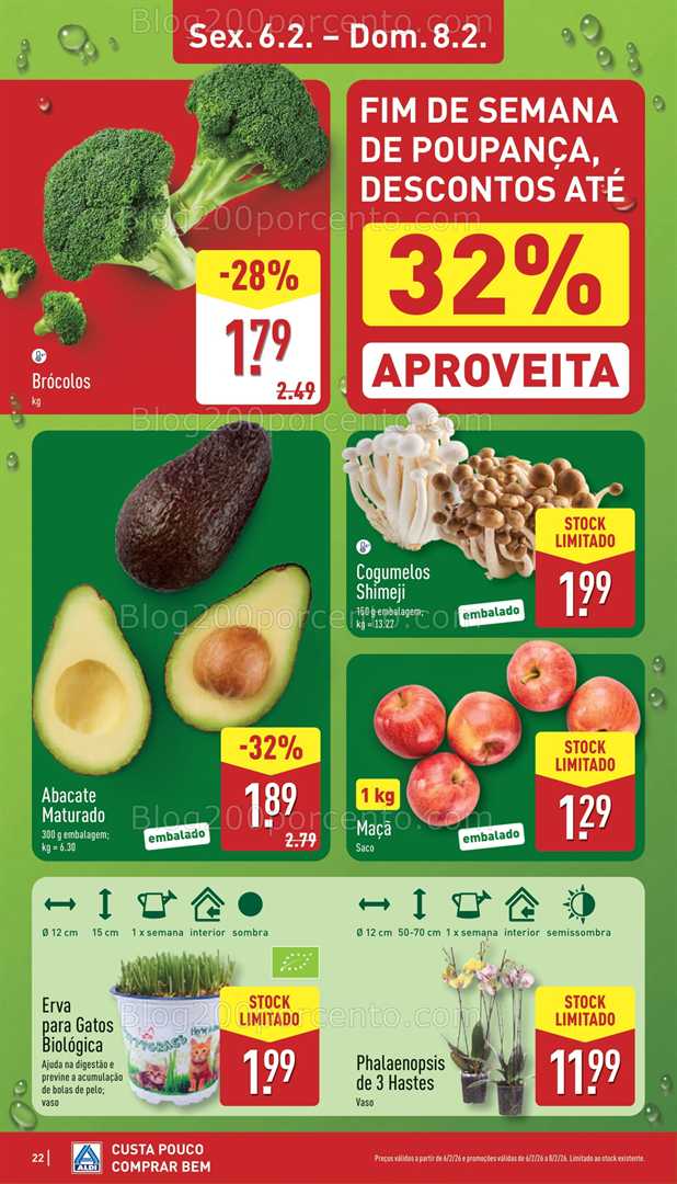 Antevisão Folheto ALDI Promoções de 2 a 8 fevereiro