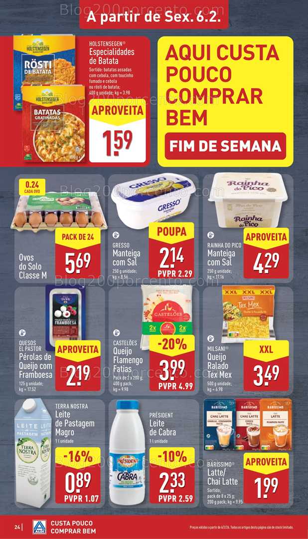 Antevisão Folheto ALDI Promoções de 2 a 8 fevereiro