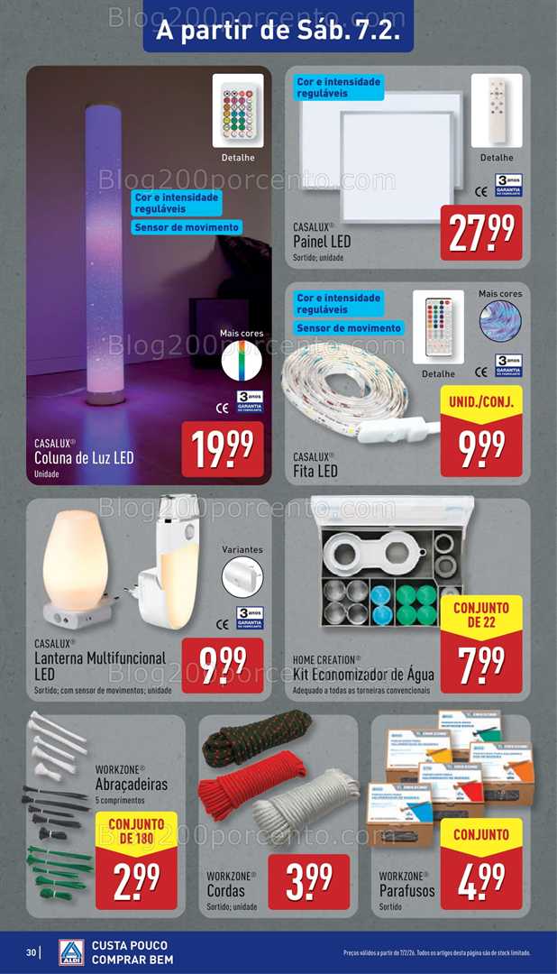 Antevisão Folheto ALDI Promoções de 2 a 8 fevereiro