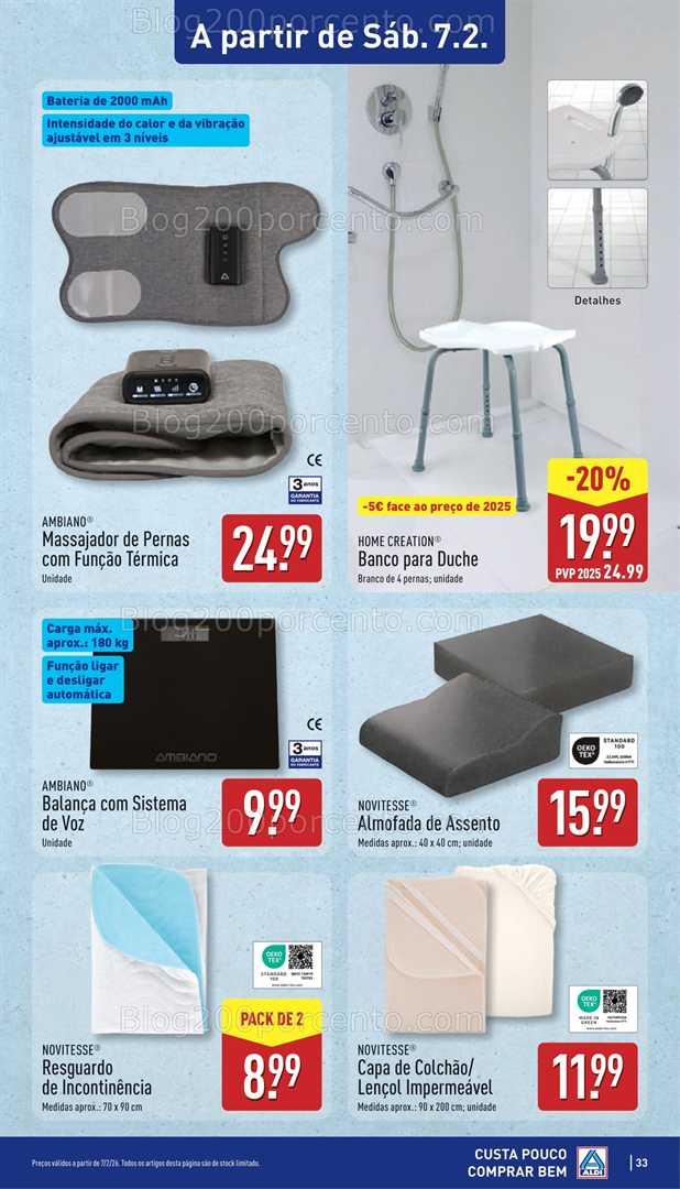 Antevisão Folheto ALDI Promoções de 2 a 8 fevereiro