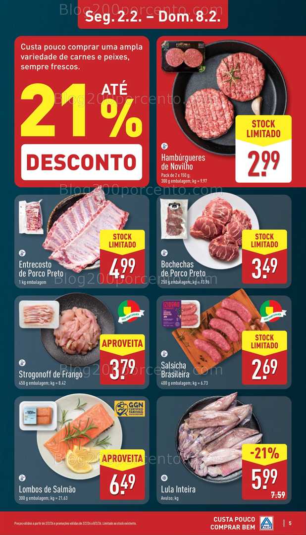 Antevisão Folheto ALDI Promoções de 2 a 8 fevereiro