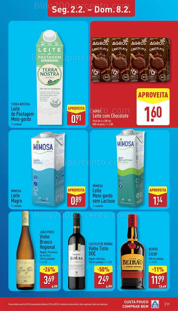 Antevisão Folheto ALDI Promoções de 2 a 8 fevereiro