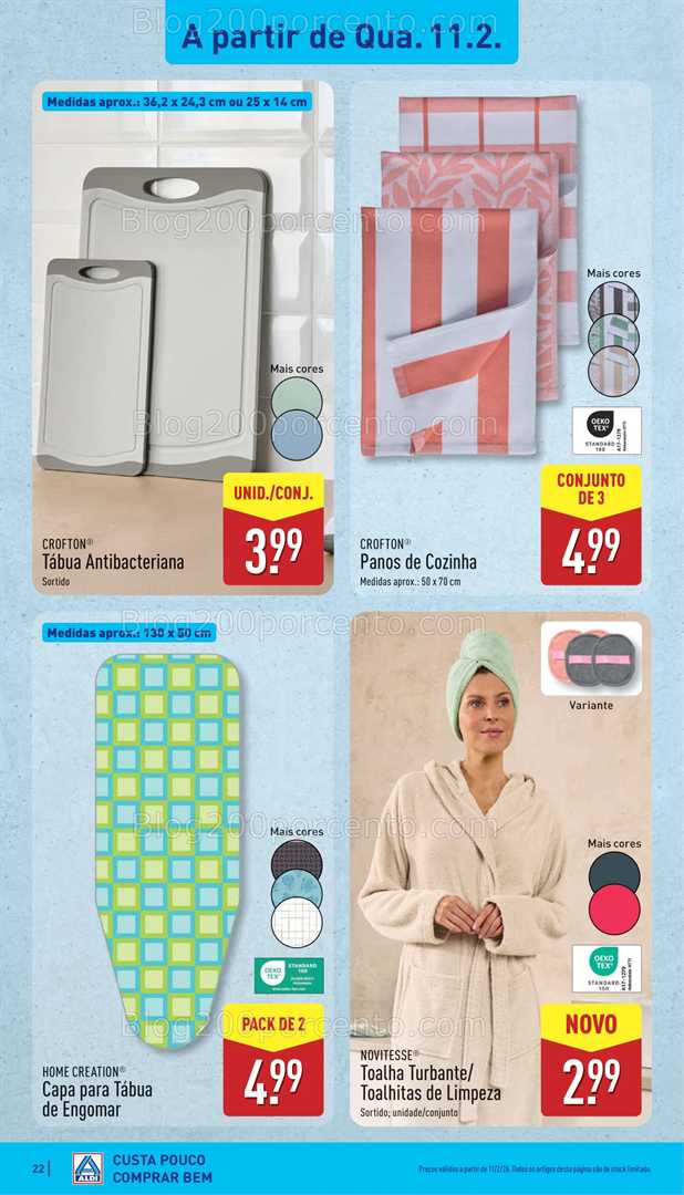 Antevisão Folheto ALDI Promoções de 9 a 15 fevereiro