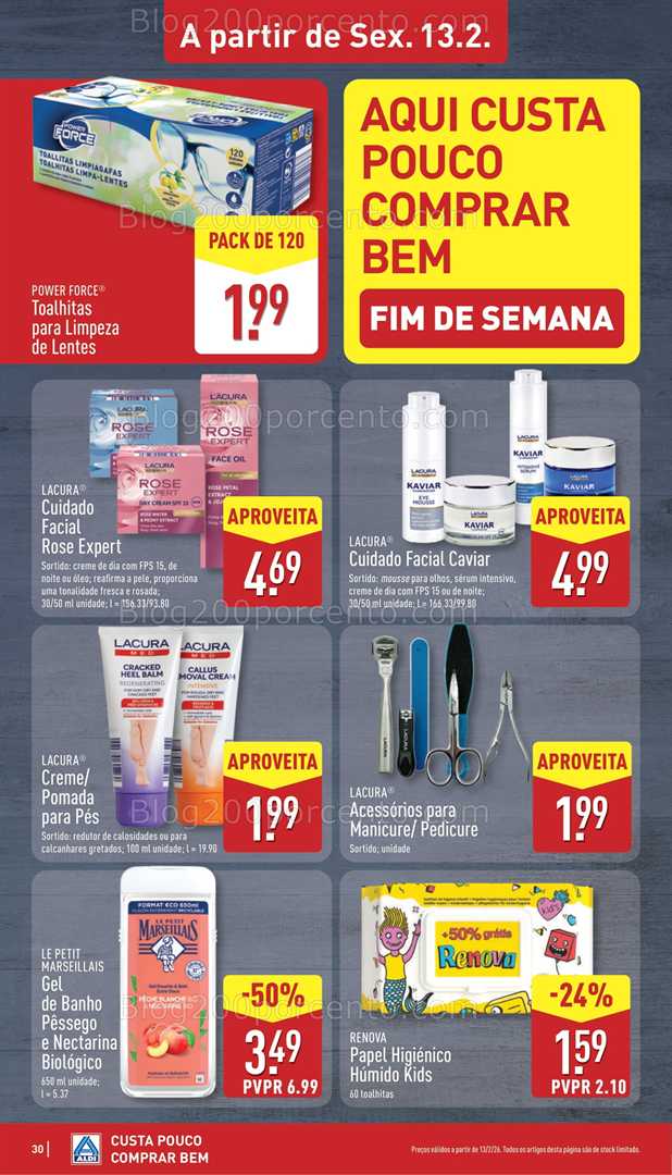 Antevisão Folheto ALDI Promoções de 9 a 15 fevereiro