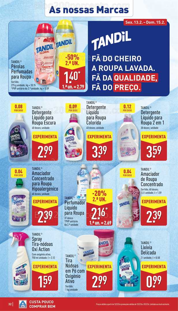 Antevisão Folheto ALDI Promoções de 9 a 15 fevereiro