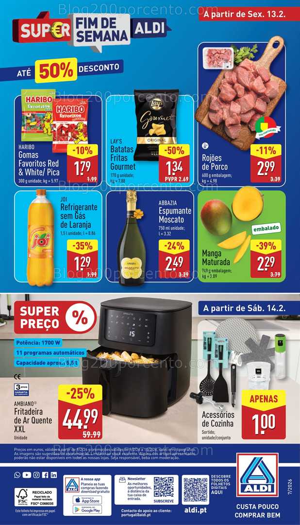 Antevisão Folheto ALDI Promoções de 9 a 15 fevereiro