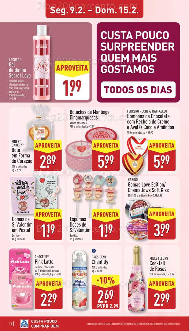 Antevisão Folheto ALDI Promoções de 9 a 15 fevereiro