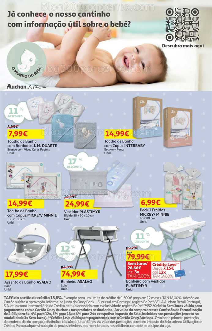 Antevisão Folheto AUCHAN Feira do Bebé Promoções de 13 a 26 janeiro