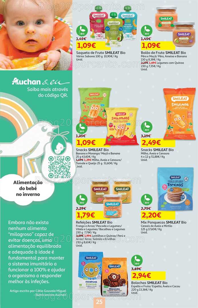 Antevisão Folheto AUCHAN Feira do Bebé Promoções de 13 a 26 janeiro