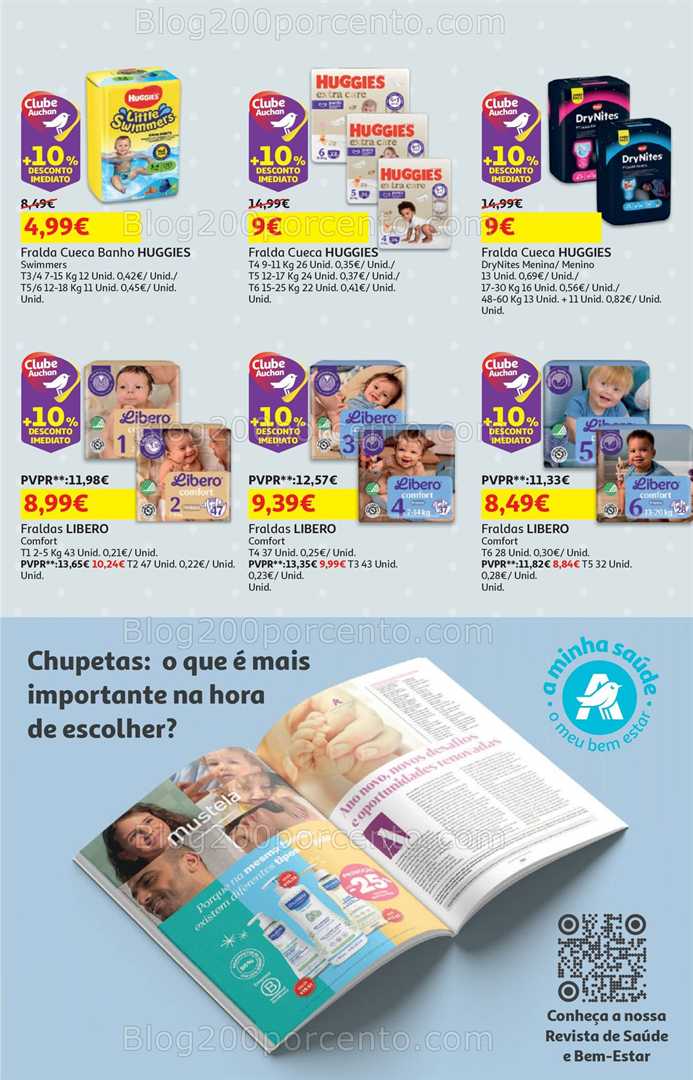 Antevisão Folheto AUCHAN Feira do Bebé Promoções de 13 a 26 janeiro