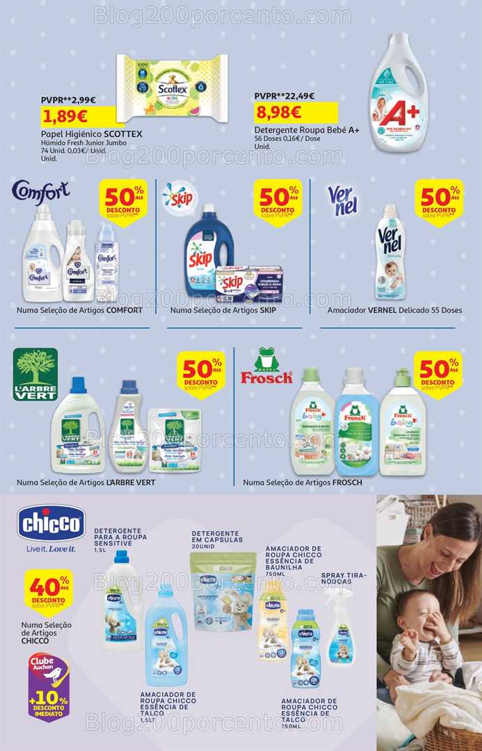 Antevisão Folheto AUCHAN Feira do Bebé Promoções de 13 a 26 janeiro