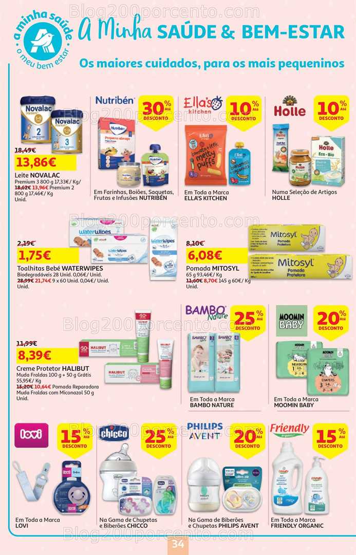 Antevisão Folheto AUCHAN Feira do Bebé Promoções de 13 a 26 janeiro