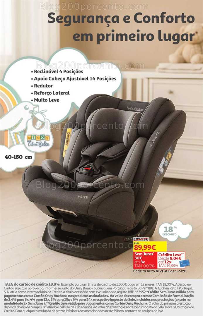 Antevisão Folheto AUCHAN Feira do Bebé Promoções de 13 a 26 janeiro