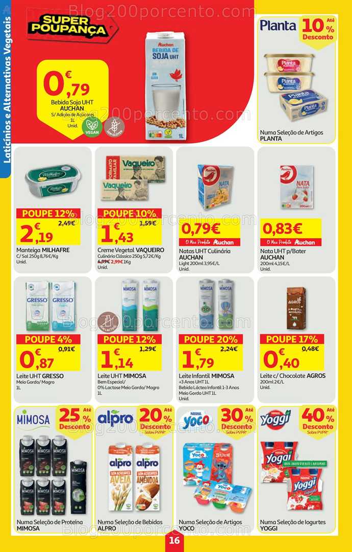 Antevisão Folheto AUCHAN Super Poupança Promoções de 15 a 21 janeiro