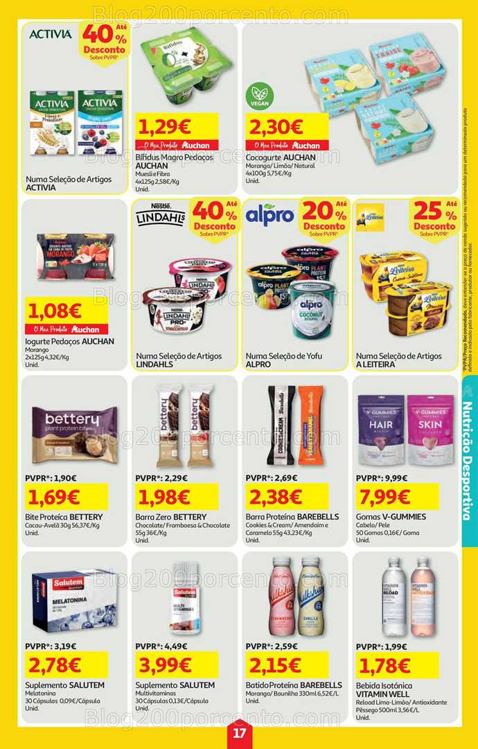 Antevisão Folheto AUCHAN Super Poupança Promoções de 15 a 21 janeiro